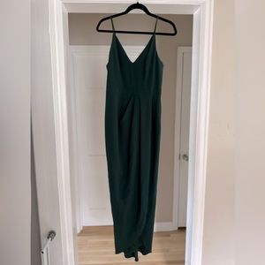 BHLDN Caron V-Neck Crepe Dress Size 8